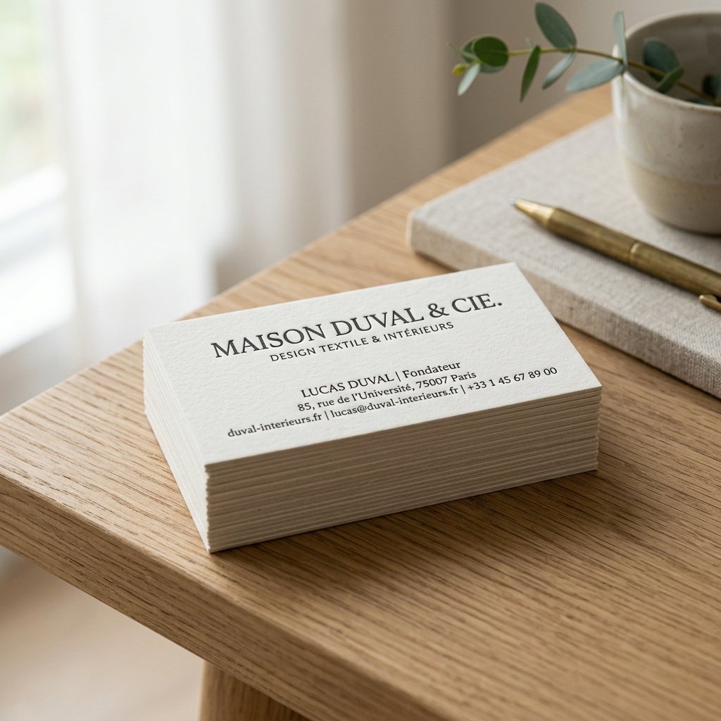 Cartes de visite imprimées premium