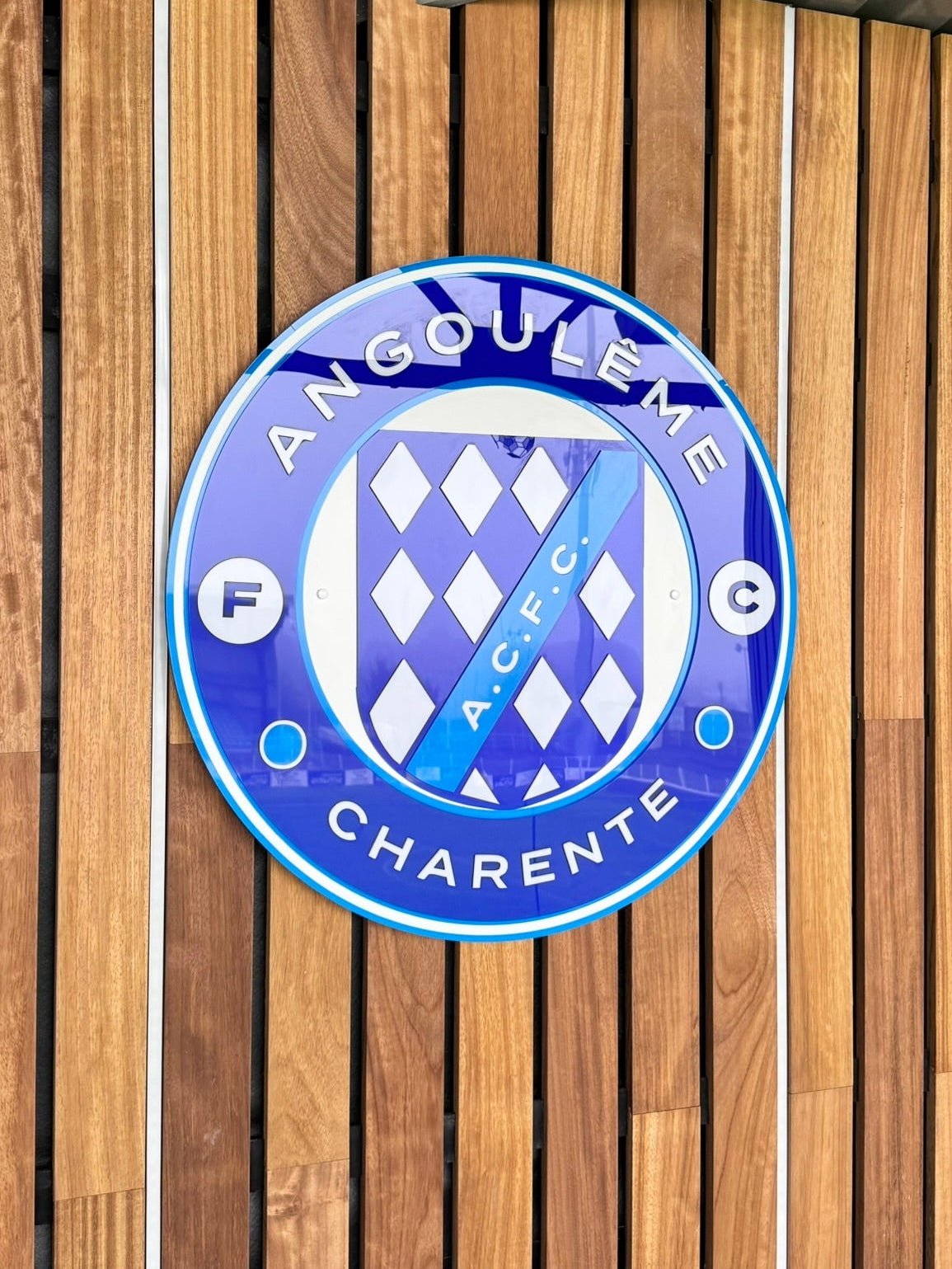 Logo relief 3D lumineux personnalisé